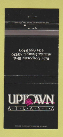 Matchbook Cover - Uptown Atlanta GA 30 Strike