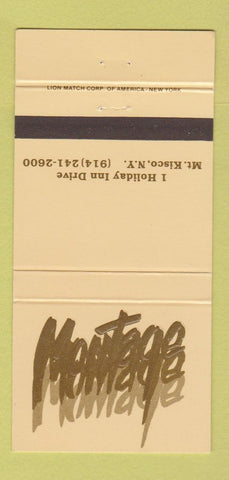 Matchbook Cover - Montago Mount Kisco NY 30 Strike