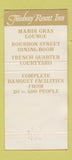 Matchbook Cover - Treadway Resort Inn Lancaster PA 30 Strike