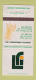 Matchbook Cover - Leisure Furnishings Bethany Beach DE Ocean City MD 30 Strike
