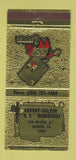 Matchbook Cover - KC Casey Korody Colyer Kenner LA GM Diesel 30 Strike
