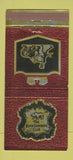 Matchbook Cover - The Bear Skinners Club Holiday Inn Memphis TN 30 Strike