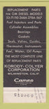 Matchbook Cover - Korody Colyer Corp Wilmington CA 30 Strike