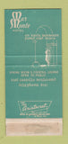 Matchbook Cover - Mar Monte Hotel Santa Barbara CA 30 Strike