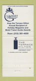 Matchbook Cover - Gourmet Restaurant Hilton Hotel Cincinnati OH 30 Strike