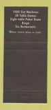 Matchbook Cover - Agua Caliente Casino Rancho Mirage CA WEAR 30 Strike