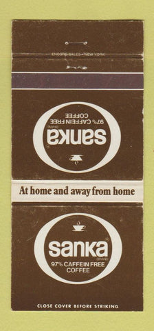 Matchbook Cover - Sanka Caffein Free Coffee 30 Strike