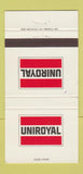 Matchbook Cover - Uniroyal Tires 30 Strike