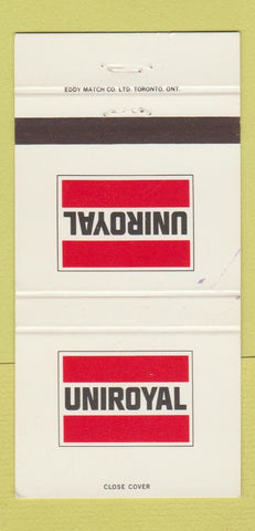 Matchbook Cover - Uniroyal Tires 30 Strike