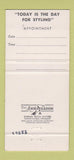Matchbook Cover - Winton's House of Beauty Palmer MA girlie 30 Strike