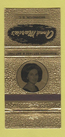 Matchbook Cover - Anna Maria's Washington DC girlie 30 Strike