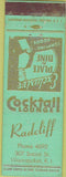 Matchbook Cover - Radcliff Woonsocket RI WEAR