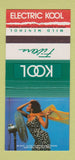 Matchbook Cover - Kool Cigarettes girlie Electric Kool #2 30 Strike