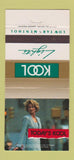 Matchbook Cover - Kool Cigarettes Lights Low Tar girlie 30 Strike