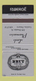 Matchbook Cover - Brut After Shave Lords Drug London ON 30 Strike