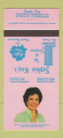 Matchbook Cover - Sophie Kay's Restaurant Daytona Beach Ormond FL 30 Strike