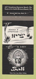Matchbook Cover - Bali Restaurant Lounge Daytona Beach Ormond Beach FL 30 Strike