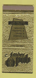 Matchbook Cover - Amber Pub Akron OH restaurant 30 Strike