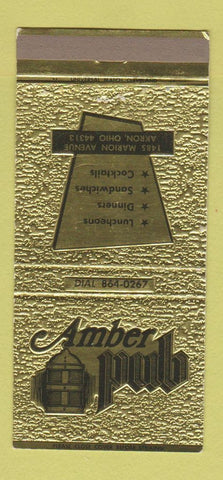 Matchbook Cover - Amber Pub Akron OH restaurant 30 Strike