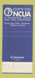 Matchbook Cover - Ohio Military Federal Credit Union OH 30 Strike
