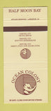 Matchbook Cover - Ocean Colony Half Moon Bay CA golf 30 Strike