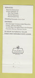 Matchbook Cover - University of Iowa Credit Union Iowa City IA 30 Strike