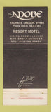 Matchbook Cover - Adobe Resort Motel Yachats OR 30 Strike