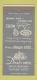 Matchbook Cover - Drake Motel Dayton OH 30 Strike