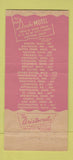 Matchbook Cover - Drake Motel Dayton OH 30 Strike