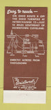 Matchbook Cover - Turfside Motel Cleveland OH 30 Strike