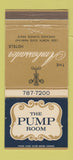 Matchbook Cover - Ambassador Hotels Chicago IL Pump Room 30 Strike