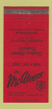 Matchbook Cover - McAteers Restaurant Somerset NJ 30 Strike