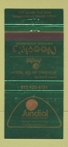 Matchbook Cover - Sundial Beach Tennis Resort Sanibel Island FL 30 Strike