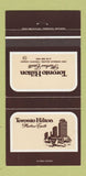 Matchbook Cover - Toronto Hilton Harbour Castle Toronto ON 30 Strike