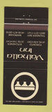 Matchbook Cover Valhalla Inn Markham Kitchener Toronto Thunder Bay ON 30 Strike