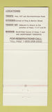 Matchbook Cover Valhalla Inn Markham Kitchener Toronto Thunder Bay ON 30 Strike