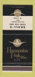 Matchbook Cover - Hammonton Park Clothes Skall's University Heights OH 30 Strike