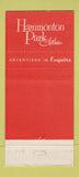 Matchbook Cover - Hammonton Park Clothes Skall's University Heights OH 30 Strike