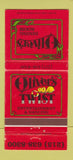 Matchbook Cover - Oliver's Twist Hilton Philadelphia PA Trevose 30 Strike