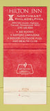Matchbook Cover - Oliver's Twist Hilton Philadelphia PA Trevose 30 Strike