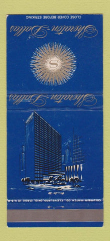 Matchbook Cover - Shearton Hotel Dallas TX 30 Strike