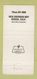 Matchbook Cover - Chuck Landis' Country Club Reseda CA 30 Strike