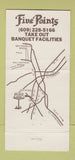 Matchbook Cover - Five Points Diner Deptford NJ 30 Strike