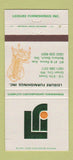 Matchbook Cover - Leisure Furnishings Bethany Beach DE Ocean City MD 30 Strike