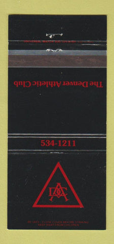 Matchbook Cover - Denver Athletic Club Colorado 30 Strike