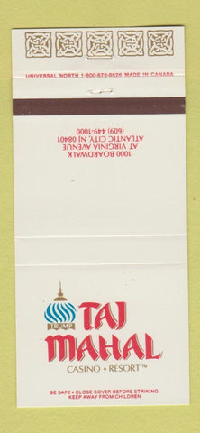 Matchbook Cover - trump Taj Mahal Casino Atlantic City NJ 30 Strike
