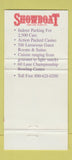 Matchbook Cover - Showboat Hotel Casino Atlantic City NJ #2 30 Strike