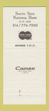 Matchbook Cover - South Side National Bank St Louis MO 30 Strike