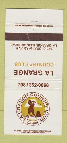 Matchbook Cover - La Grange Country Club IL 30 Strike