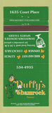 Matchbook Cover - Duffy's Shamrock Denver Colorado 30 Strike